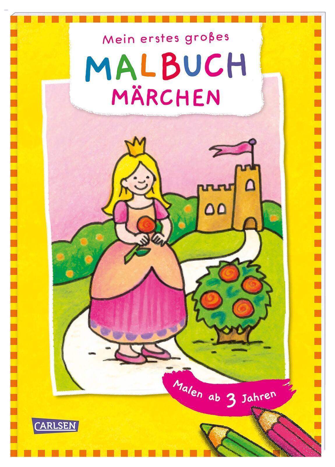 Mein Erstes Großes Malbuch: Märchen: Malen Ab 3 Jahren Eva Muszynski