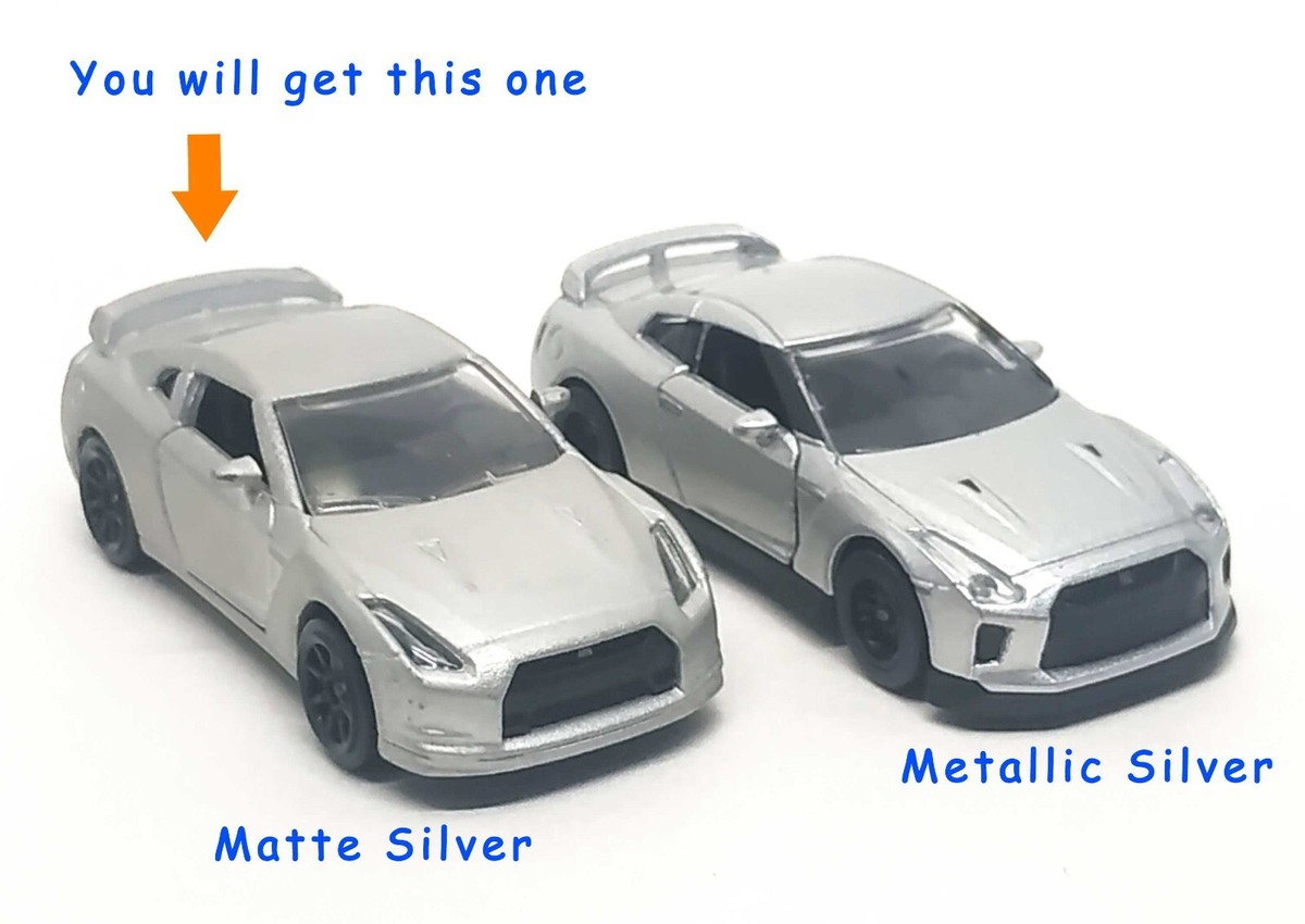 Majorette Nissan GT-R R35 Matte Silver - Wheels 8SB 1:61 (3