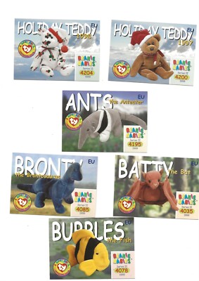 Beanie Babys SERIE 2 EU LOGO VON TY wählbar