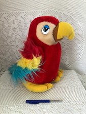 Large Red Ara Parrot Plush 30Cm PEE006