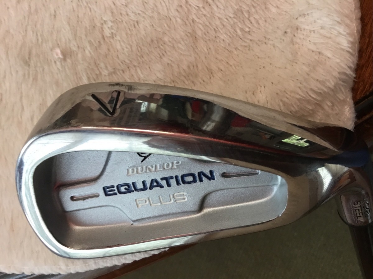 Dunlop Equation Plus 7 Iron Mid Firm Flex Steel- RH | eBay