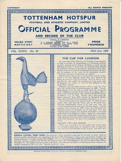 Tottenham Reserves v Leyton Orient (Combination) 1946/1947