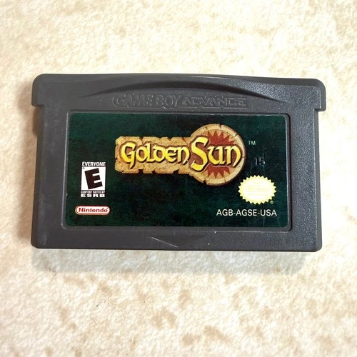 Golden Sun (Nintendo Game Boy Advance, 2001) - TESTED