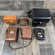 Vintage Camera Cases Pouches Lot Of 6 Canon Beacon Polaroid