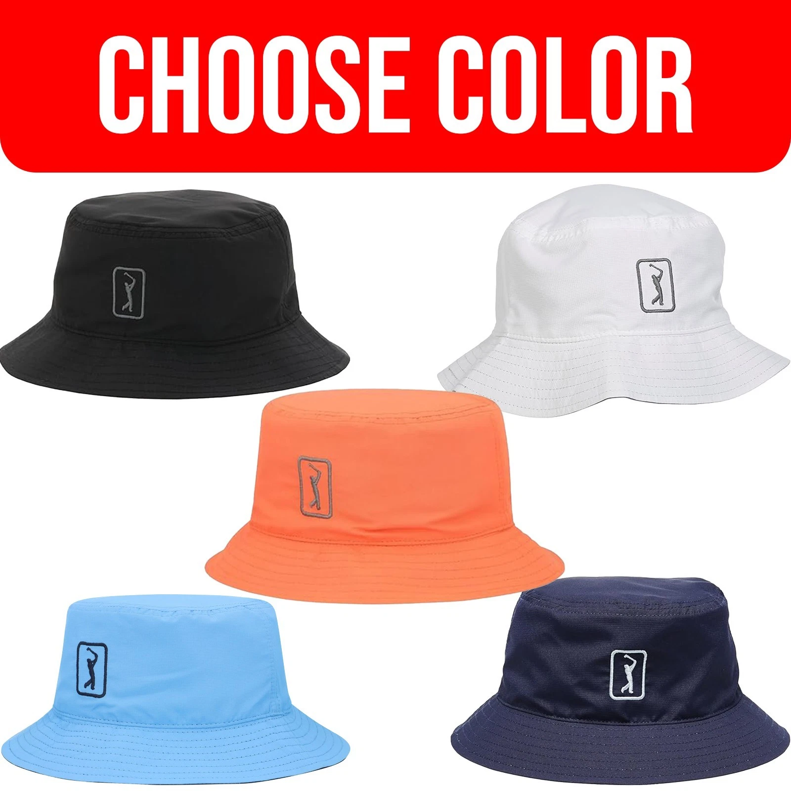 PGA Tour Course Essential Golf Bucket Hat Reversible UPF 50 Moisture Wicking NEW
Opens in a new wind