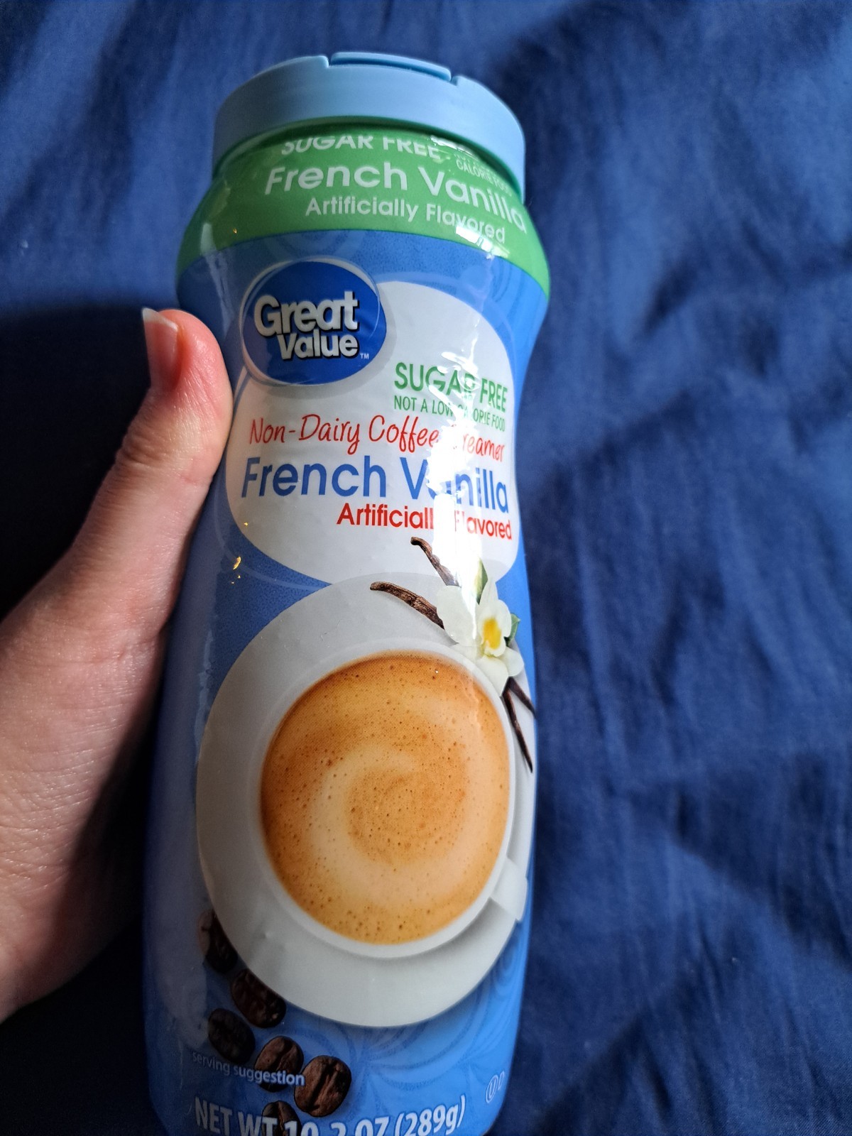 Sugar Free Great Value French Vanilla Non Dairy Coffee Creamer
