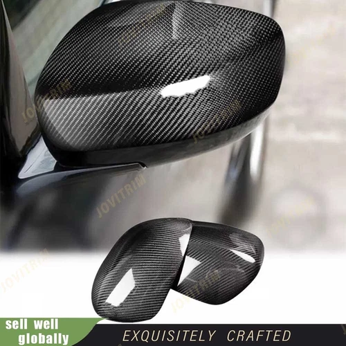 For 2007-2008 Infiniti G35 Real Carbon Fiber Side Door Mirror Cover Trim