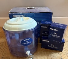 Nikken PiMag Aqua Pour Gravity Water System w/ Filter  Accessories