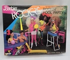 Vintage 1986 Barbie Rockers Rockin' Pool Party Play Set Unused In Box