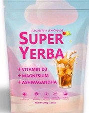 Super Yerba- Instant Powder- Raspberry Lemonade- 10g 30serv EXP 05/2027