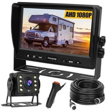 Backup Camera AHD 7'' 1080P Reverse Rear View Back up Cameras System Kit