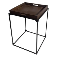 Cooper Tray Table - Elm - Black