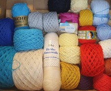 D* / Konvolut Baumwollgarn, Mixfarben / ca 2000 g