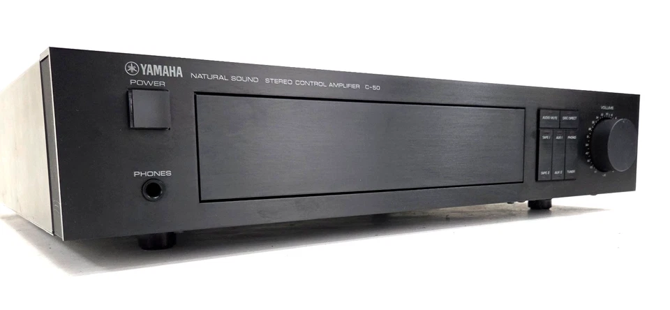 YAMAHA C-50 NATURAL SOUND CONTROL AMPLIFIER PREAMP SERVICED W MANUAL * SCHÖN!