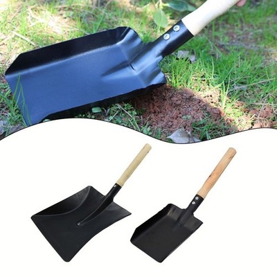 Chimney Shovel Fireplace Tool Steel Dustpan Ash Shovel Fireplace Cleaning Tool