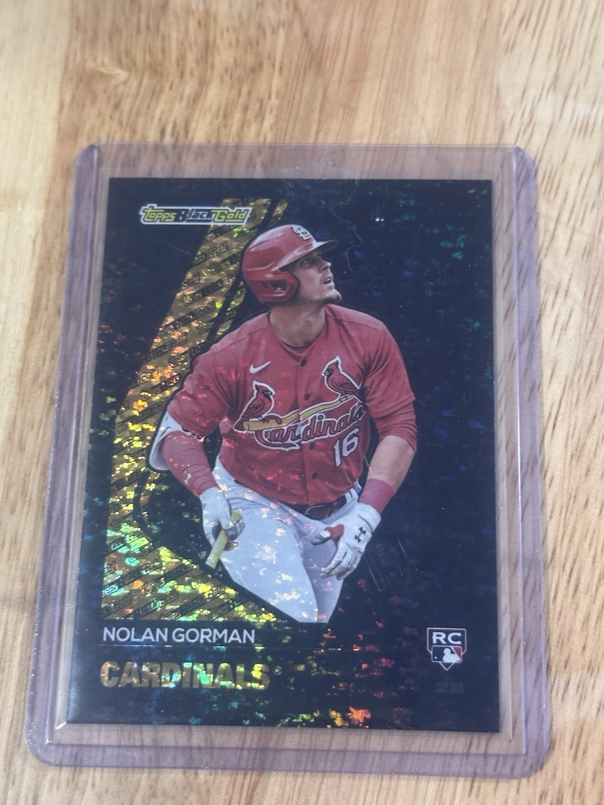 NOLAN GORMAN 2023 Topps Update Baseball Black Gold RC #BG-30