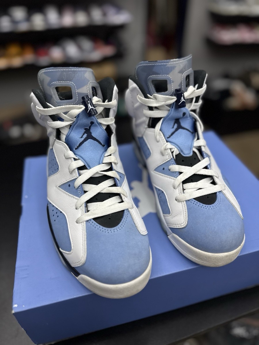 Jordan 6 Retro Mid UNC - University Blue/White/Navy - CT8529-410