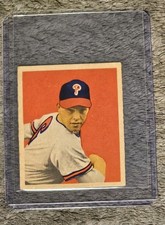 1949 Bowman ROBIN ROBERTS #46 Rookie Card RC . rookie card picture
