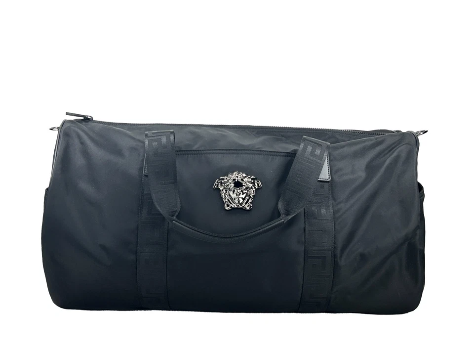 Bolso de lona grande de nailon Versace Medusa