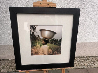 Wandbild, Fotodruck gerahmt, schwarzer Holzrahmen, Nachlass, Auflösung  - Bild 1 von 4