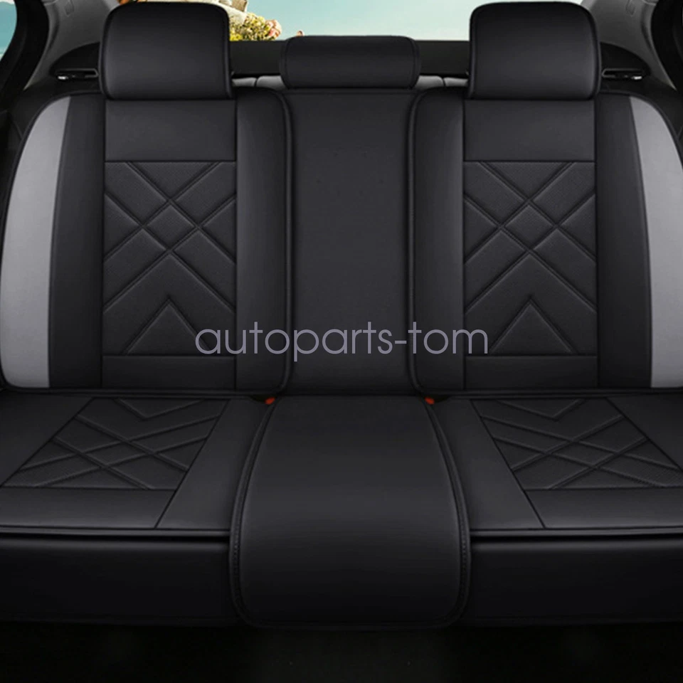 For Nissan Altima Armada Versa X-Trail Z PU Leather 5 Seats Car Seat Cover Pad Foto 4 de 4