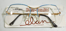 Vintage ELAN 40 Marble Blue/Gold 54/16 Eyeglass Frame New Old Stock 4