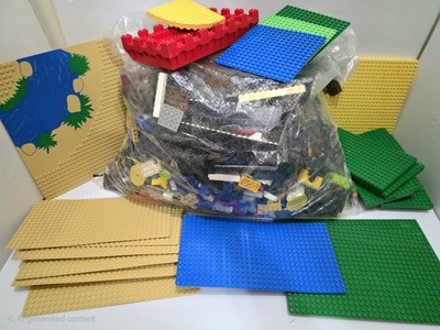 HUGE LEGO 18 lbs Pound Mixed LOT - Plates Blocks Boats Building Parts & MORE! 