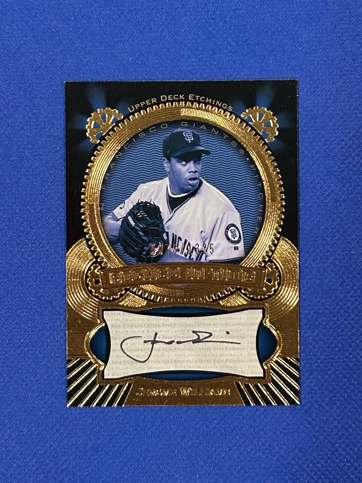 2004 Upper Deck Etching in Time Jerome Williams #ET-JW /1325 Auto Autograph MM