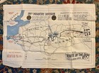 Orig. WW2 Route Of The 89th Division Map - Theater Printed Original - Rare — photo 1