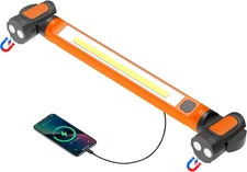 Mechanic Work Light, wokelux 3000LM LED Work Light, 5200mAh Rechargeable Magneti