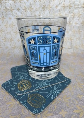 Club 33 Exclusive 2025 Mai Tai Glass with 2 Club Coasters Brand New, Never Used