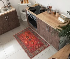 2x3 Rug - Machine Washable Entry Rug with Non-Slip Backing, Ideal for Enteryw...