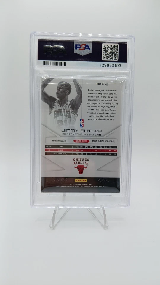 2012 Panini Momentum Jimmy Butler Power 1/1 One Of One #41 - Image 2 of 2