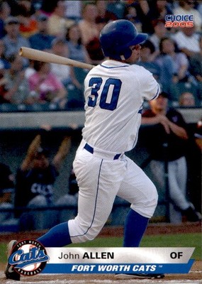 2005 Fort Worth Cats Choice #17 John Allen McKinney Texas TX Baseball Card