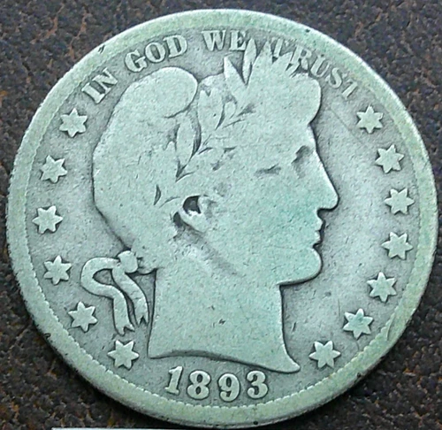 US 1893-S Barber Half Dollar **