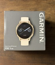 Garmin Venu 4 - Fitness Smartwatch 41mm - Lunar Gold/Bone - NEW