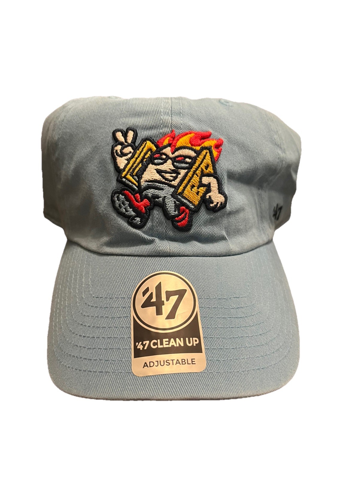 Rocky Mountain Vibes Baby Blue Hat Baseball Cap Adjustable Strap 47 Clean Up