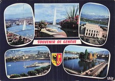 SWITZERLAND GENEVA LE JET D EAU LE PALAIS DES NATIONS