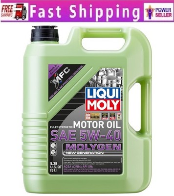 Engine Oil SAE 5W-40 - Liqui Moly 20232, 5 L, Authentic, Stock US-No Import Fees