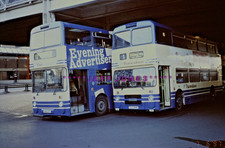 ORIGINAL BUS SLIDE 17704-Thamesdown 221 ANA21T+DOMINTOR 60 A60WMW Swindon17.6.97