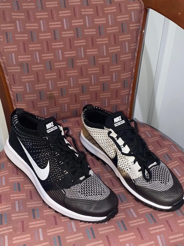 New Nike Men's Sz 9 Flyknit Racer G Cookies & Cream Golf Cleats (909756-001) - Bild 3 von 8
