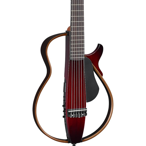 Yamaha Silent Guitar Slg200n Nylon String Crimson Red Burst