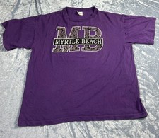 Danaggers Myrtle Beach Graphic T-Shirt Purple XL
