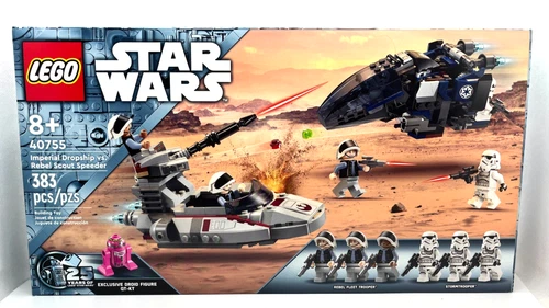 Imperial Dropship vs. Rebel Scout Speeder Lego Star Wars 40755 New Sealed