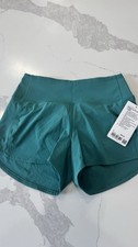 Lululemon Speed Up HR 4  Lined Size 6 Teal La...