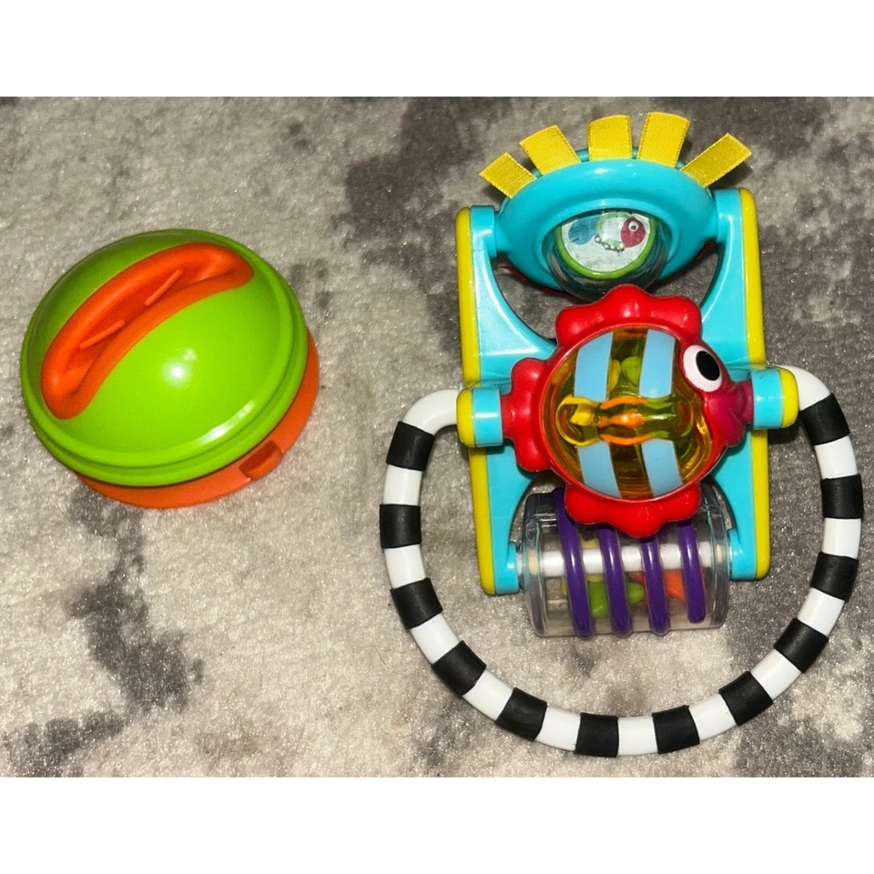 Estação de fascínio Sassy Baby Fishy 2 em 1 ventosa cadeira alta brinquedo - Imagem 3 de 3