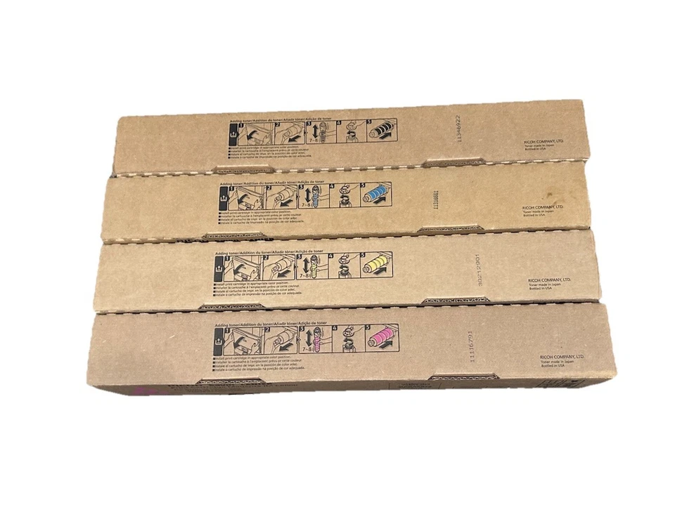 NUEVO Ricoh IMC4500/C6000 CMYKToner Juego Completo (842281,842280,842254, 842279) Foto 4 de 4