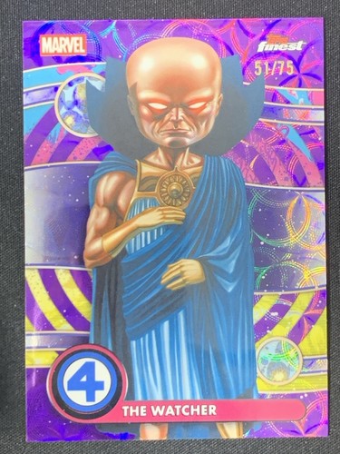 The Watcher 2026 Topps Finest Fantastic Four Negtive Zone Purple /75 #NZ-098