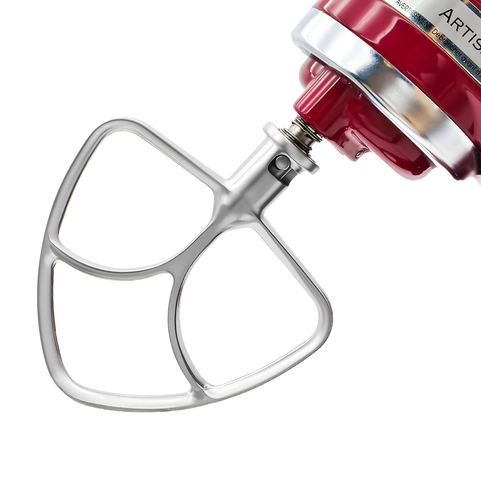 K45SS - Frusta piatta in acciaio inox per mixer Kitchen Aid con testa (d7i)