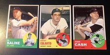 1963 TOPPS Detroit Tigers